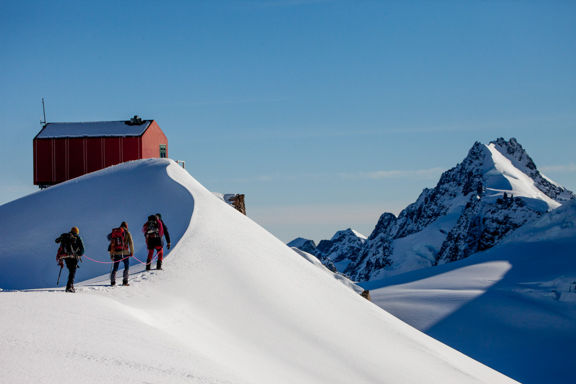 Walking to Centenial Hut, Franz Joseph Glacier